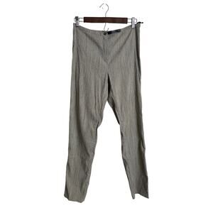 Annette Gortz Silk Linen Pinstripe Casual Trouser Pants Womans Euro 40